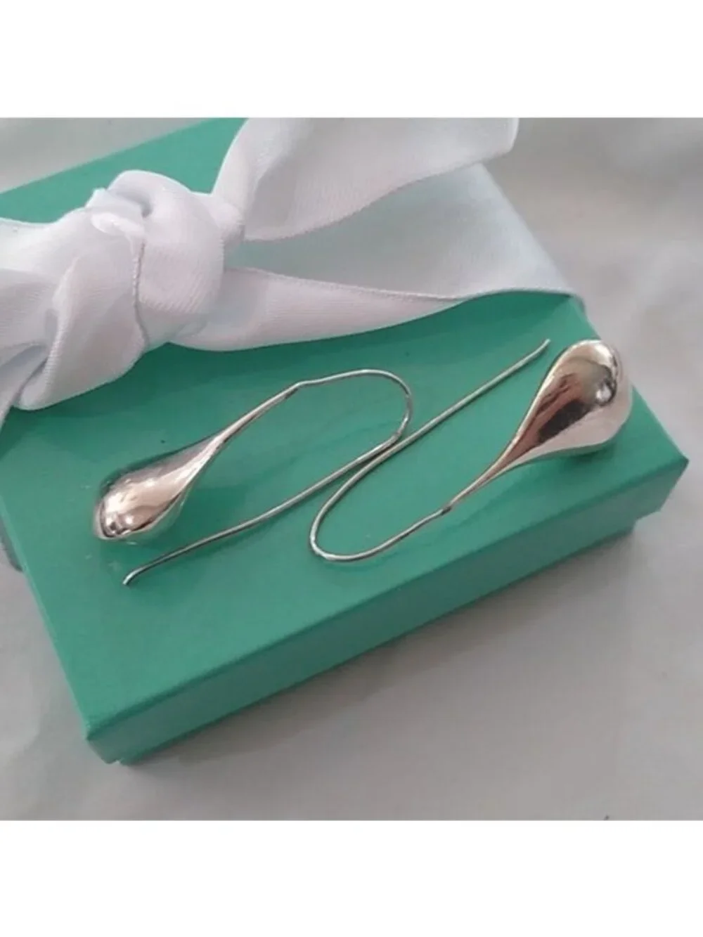 Sterling Silver French Wire Drop Dangle Chandelier Earrings